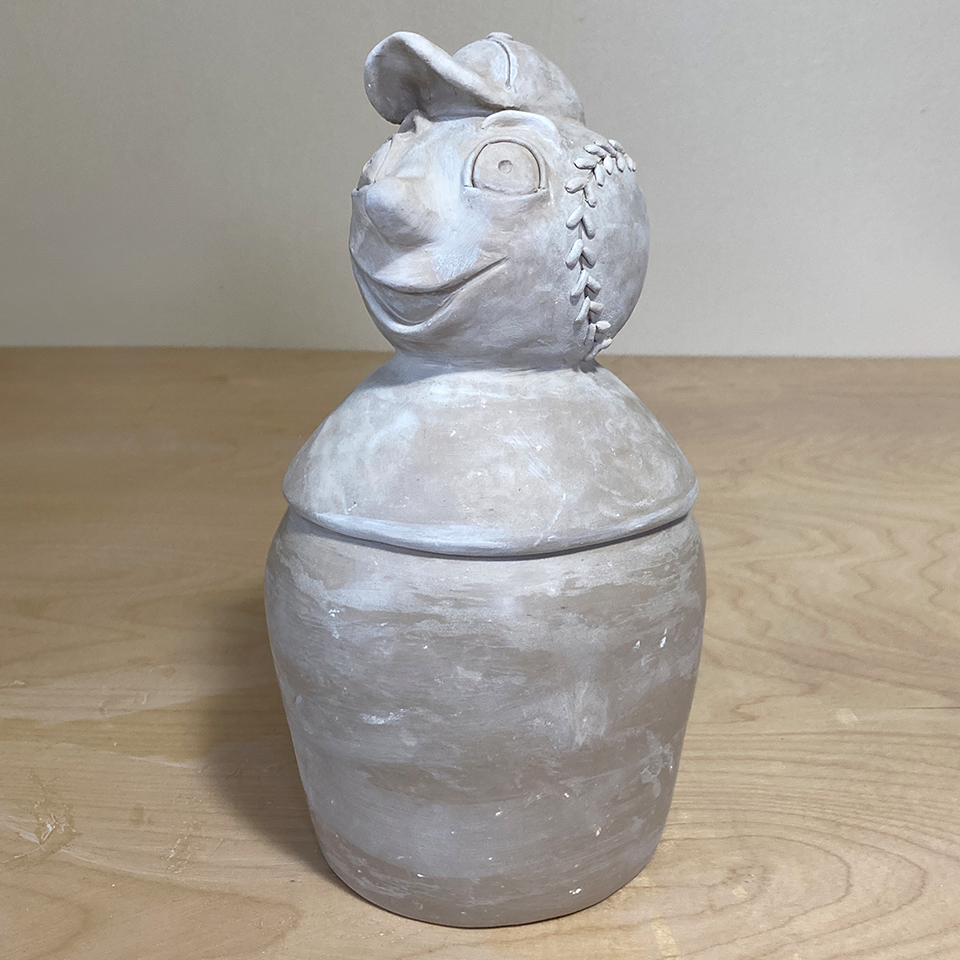 NYC Canopic Jar: Mr. Met