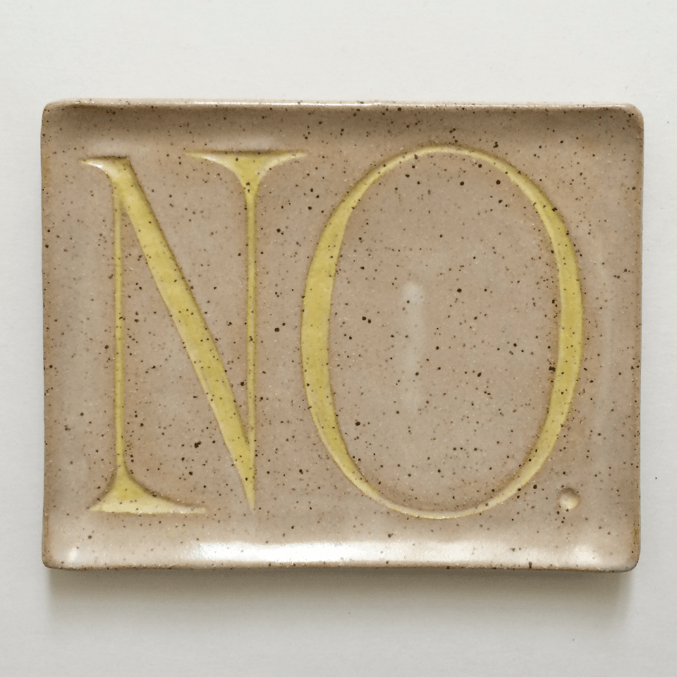 No (plate)